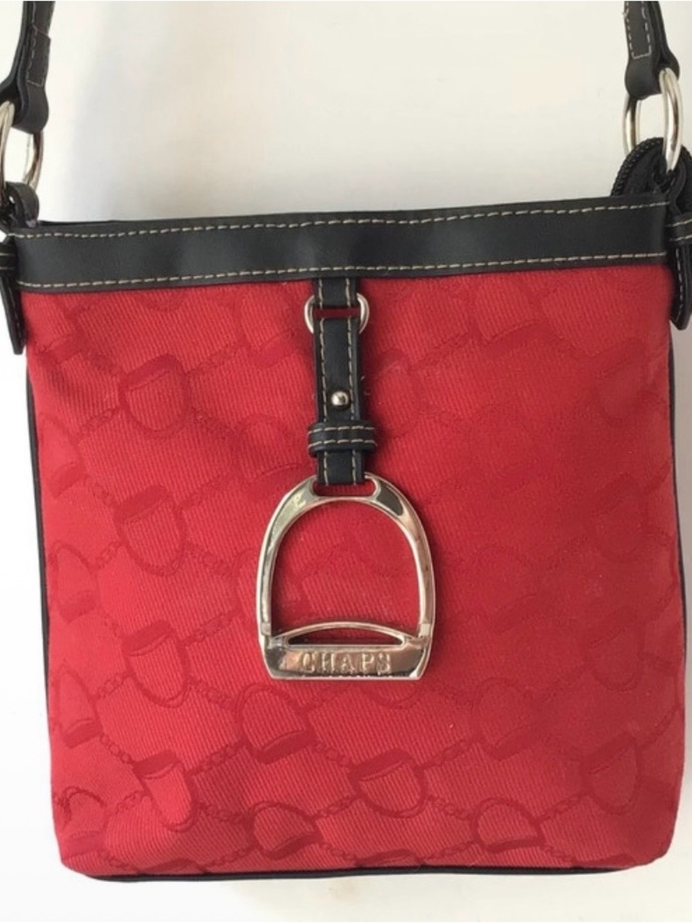 ChapsRalph Lauren  Crossbody Bag with Stirrup Accent